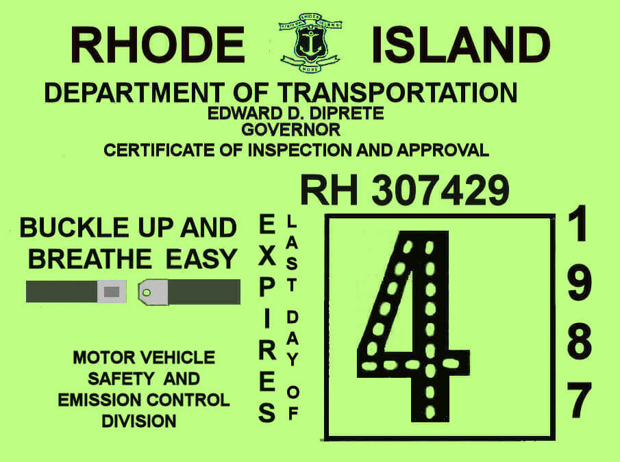 (image for) 1987 Rhode Island Inspection